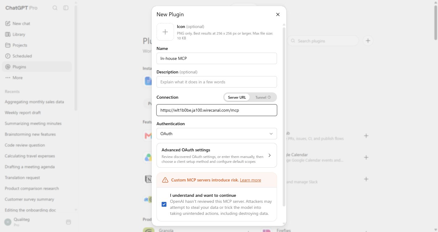 The new plugin creation form in ChatGPT